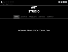 Tablet Screenshot of agtstudio.com